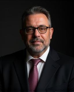 Retrato de Pedro Santos, Reportero Senior